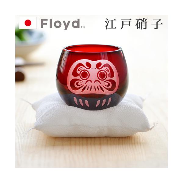 江戸前期　桐紋見立ぐい呑　本物保証 江戸硝子 ぐい呑みだるま FL15-00301 : plywood - 通販 - Yahoo