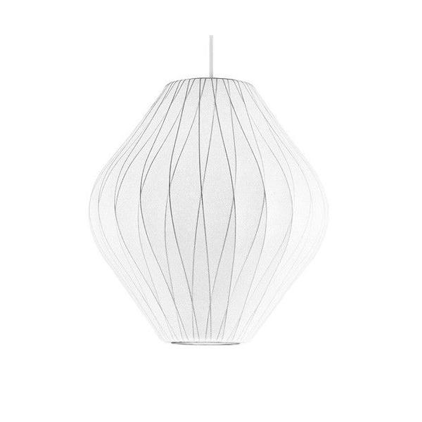�y���������z�y�č��EHerman Miller�А��K�i�z George Nelson Bubble Lamp Pendant Pear Crisscross �y���_���g �N���X�N���X�E�y�A�[ (M�T�C�Y)
