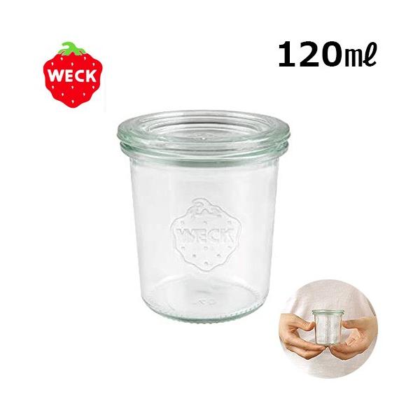 �ۑ��e�� �K���X weck �L���j�X�^�[ �E�F�b�N �~�j�@���[���h�V�F�C�v WE-761 [ 120ml ] WECK MINI MOLD SHAPE �{�́{�t�^