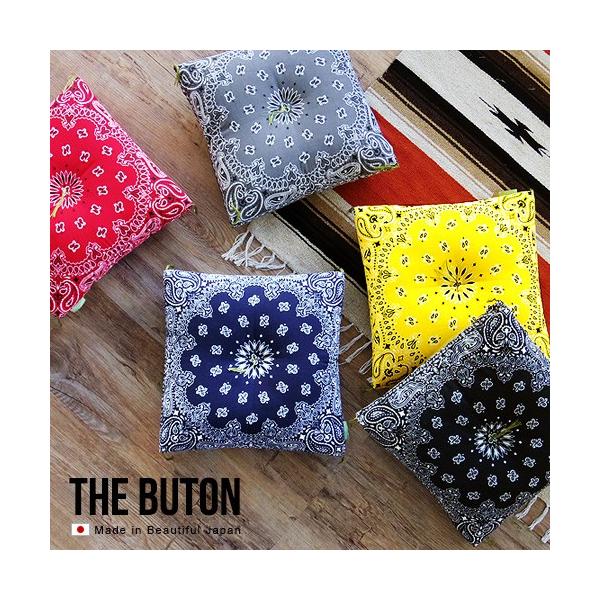 座布団 クッション Detour Life The BUTON USA BANDANA デトアーライフ