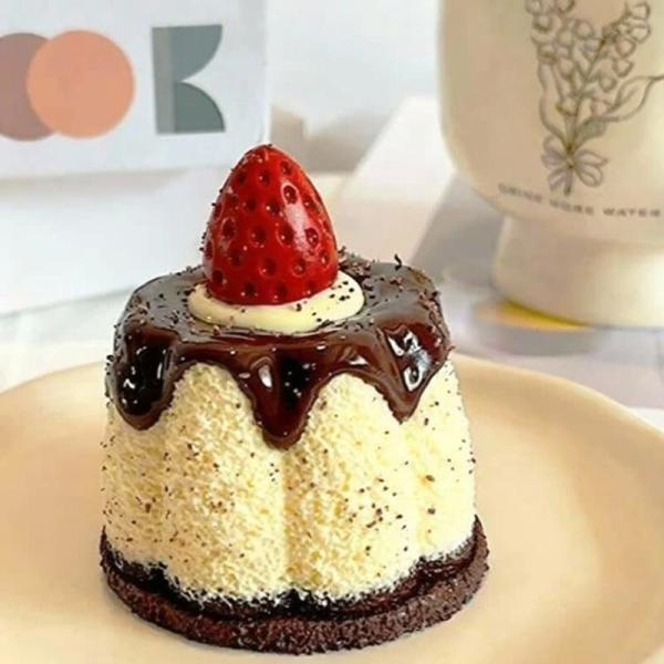 クリーミースクイーズ プディング チョコ×ストロベリー おもちゃ 水感スクイーズ 超柔らか