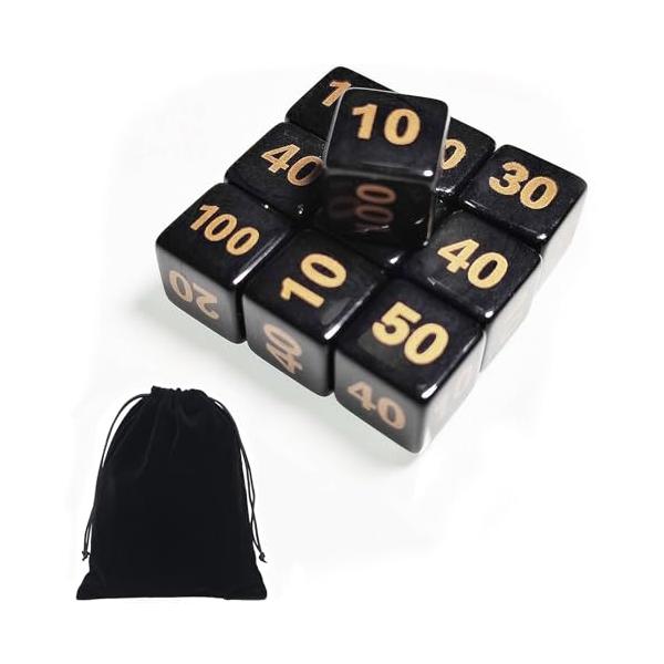 ポケモン ・ダメージカウンター・サイコロセット 2025 LIANHATA ダメージカウンター 10個セット ダイス サイコロ ダメカン