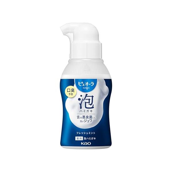 ピュオーラ 泡ハミガキ フレッシュミント 本体 110ml 口臭 歯周病予防 歯磨き