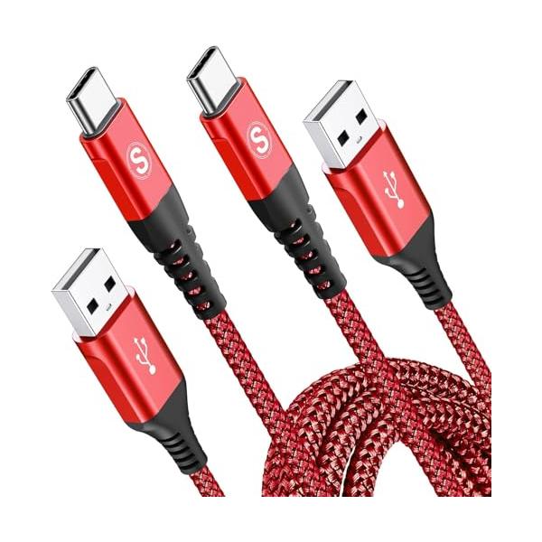 タイプc ケーブル 2M/2本セットPD対応 60W急速充電(USB A&USB C