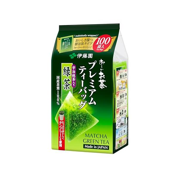 他サイト： 伊藤園 おーいお茶 プレミアムティーバッグ 抹茶入り緑茶 1.8g×100袋の商品画像