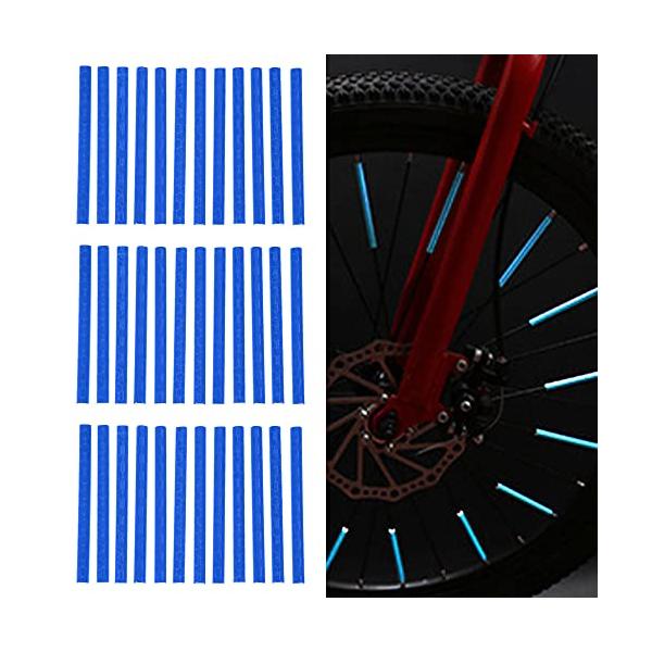 自転車 リフレクター フラッシュ 反射 スポーク ホイール 【36本入り