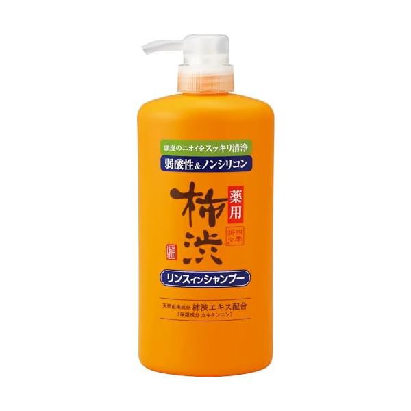 四季折々薬用柿渋リンスインシャンプー本体 ６００ＭＬ