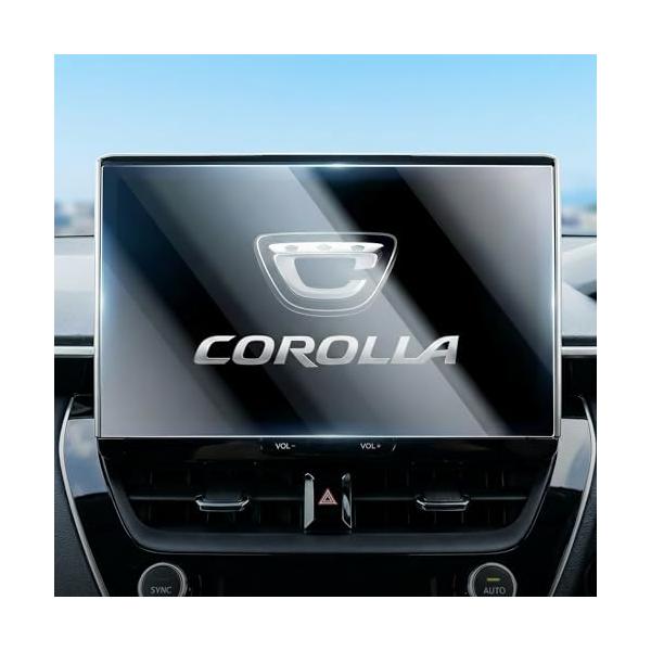 WEIPIN 2025 トヨタ カローラクロス ナビ ガラス フィルム 傷防止 低反射 高感度タッチ 新型 カローラ Corolla Cross 10.5インチ保護フィルム 9H 自