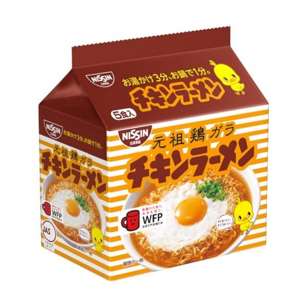 他サイト： チキンラーメン 5食パック 日清食品 インスタント 袋麺 (85g×5食)×6個の商品画像