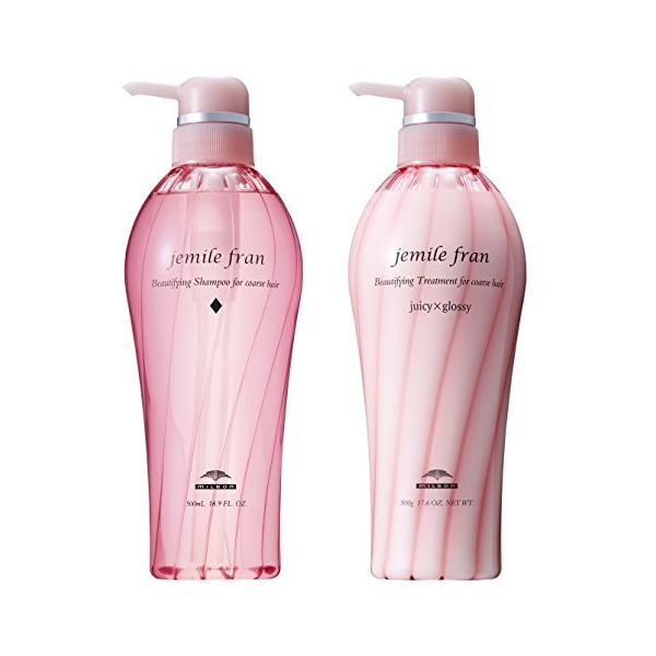 他サイト： Milbong (MILBON) ミルボン ジェミールフラン シャンプー＆トリートメント(ダイヤ＆ジューシーグッロシー) 500ml 500g ボトルセットの商品画像