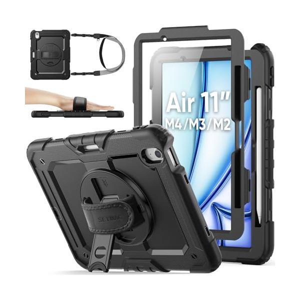 SEYMAC stock 2026年/2025年/2024年 11インチiPad Air(M4/M3/M2)専用耐