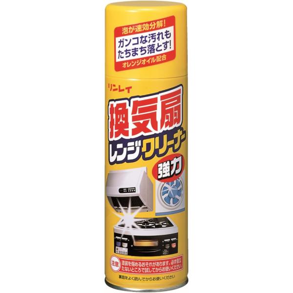 ◆商品名はコチラ：リンレイ 換気扇レンジクリーナー 330ml ◆商品情報：・サイズ:高209*直径60(mm)・内容量:330ml・換気扇やレンジにこびりついた頑固な油汚れを泡の力で分解する換気扇用洗剤です。 ◆梱包時のサイズ：　高さ :...