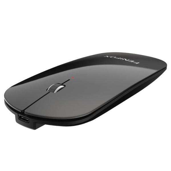FENIFOX Bluetooth マウス- 充電式 無線 超薄型 マウス 静音 携帯 ブルートゥース Mouse 小型ミニ ポータブル M