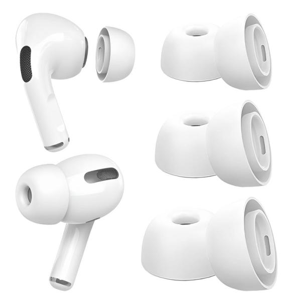 AirPods Pro イヤーピース S/M/Lサイズ各1ペア 交換用 シリコン イヤーチップ 第1/2世代 対応 イヤーピース ノイズキャ
