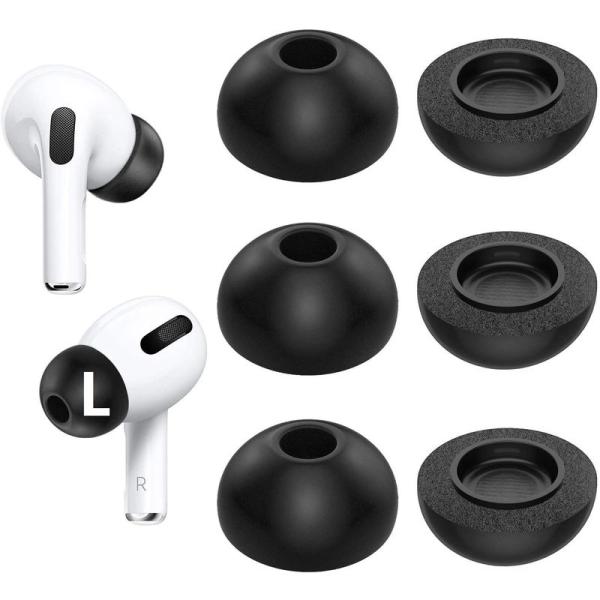 A-Focus Airpod Pro 用 低反発イヤーピース ウレタン製イヤーピース 記憶フォームイヤーチップ Air?Pods Pro用