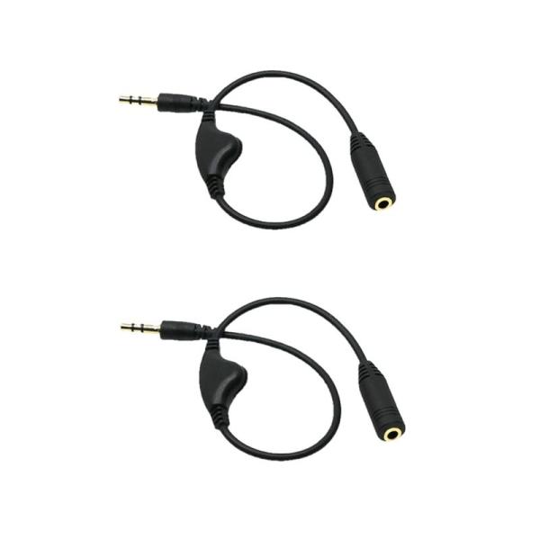 YFFSFDC 3.5mm ヘッドホン延長 ケーブル 30cm ボリューム調節 ダイヤル付 音質劣化防止 イヤホン延長コード オーディオケー