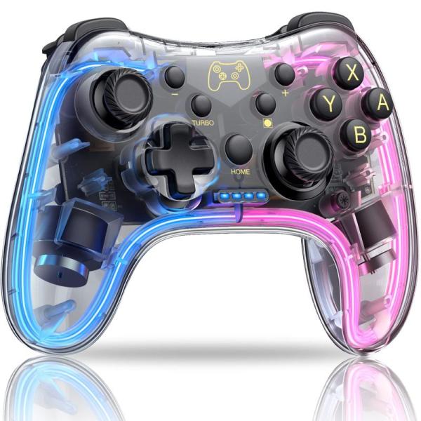 「2023新型」有機ELモデル対応 Switch コントローラー スイッチ コントローラー 3階段連射機能 無線 スイッチ プロコン Swi