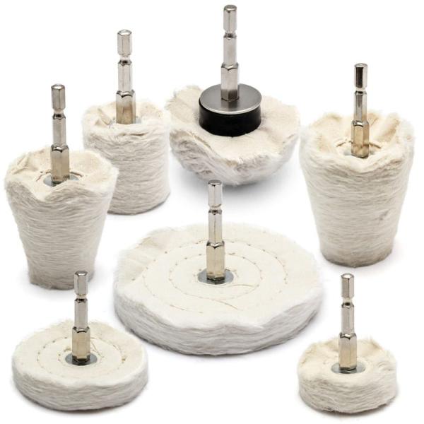 Medoon 電動ドライバー バフ 六角? ドリル バフ セット ホイル磨きバフ バフがけ 研磨剤 アルミホイール磨き剤 研磨バフ ポリッシ