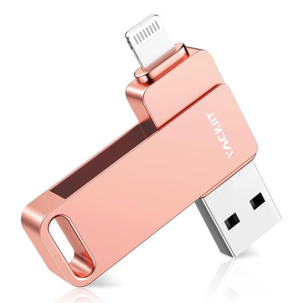 ◆商品名はコチラ：Vackiit「MFi認証取得」iPhone用 usbメモリusb iphone対応 Lightning USB メモリー iPad用 フラ ◆商品情報：・「3 IN 1 のランキングusb メモリiphone」当社のUS...