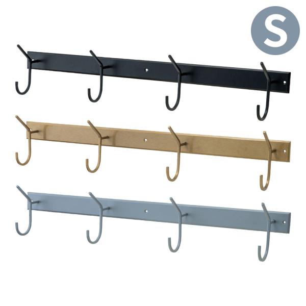 POSH LIVING ウォールフック 壁 壁掛け 収納 DIY フックS 4連