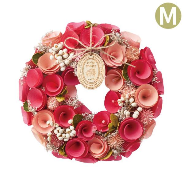 フラワー・リース mizuho ＆Flower SALE 2025 新発売 送料無料 クリスマス リース M 24cm