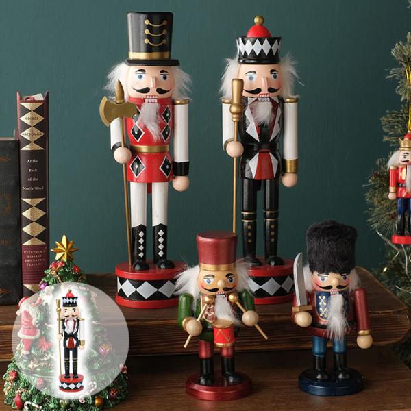 クリスマス 飾り卓上 置物 オブジェ オーナメント 人形 CMくるみ割り