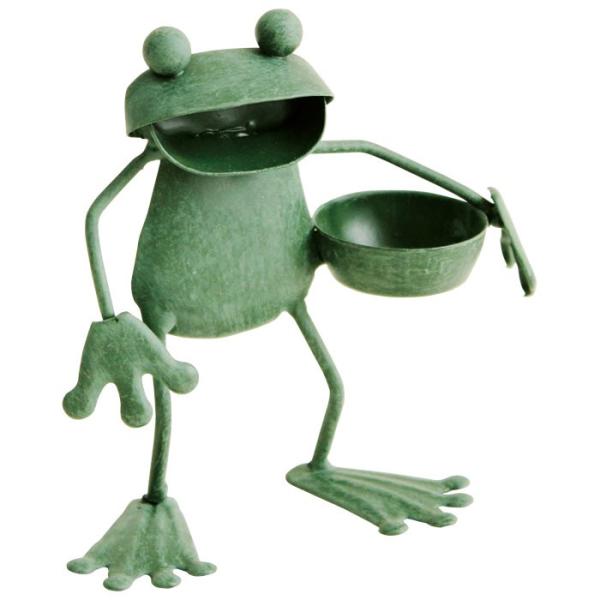 お庭やベランダ、リビング、玄関などを演出するアイテムとしておすすめ！トイレにおいても可愛い☆いろんなところに置いて楽しんでください。【サイズ】約幅9×奥行4×高さ9cm【素材】ブリキ【原産国】中国※色、形、サイズ等個体差がありますのであらか...