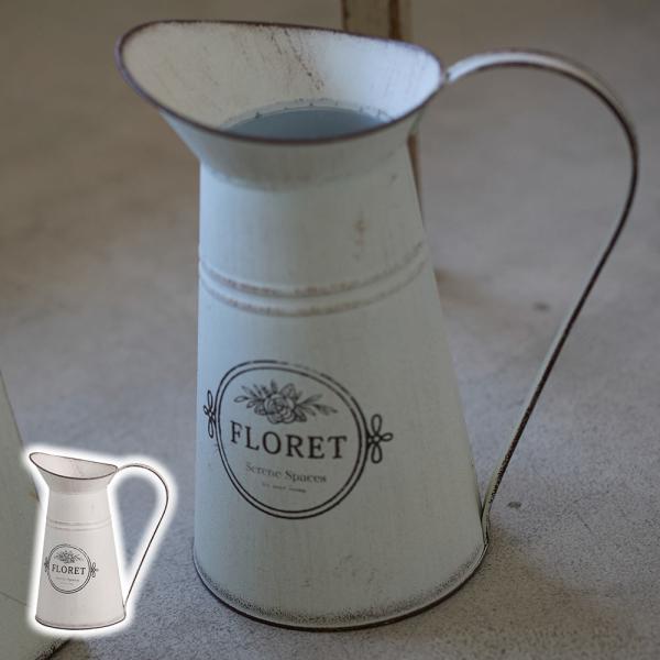 アイボリーのブリキに、フランス語で「小さな花」を意味する「FLORET」のロゴを添えた、優しい風合いのガーデンシリーズ。シャビーな加工とクラシカルなロゴがほどよい味わいを生み、どこか懐かしくて落ち着く佇まいに。植物の彩りを引き立てながら、ベ...