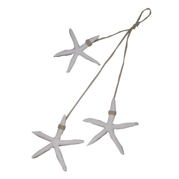 まるで海岸にいるかのような、可愛い雑貨♪ゆったりとした夏の雰囲気を演出してくれます。西海岸DIYにもぴったり！【サイズ】約370mm【素材】ポリレジン【コスタ シースター ガーランド ホワイト】ヒトデ ガーランド 西海岸DIYI04-150...
