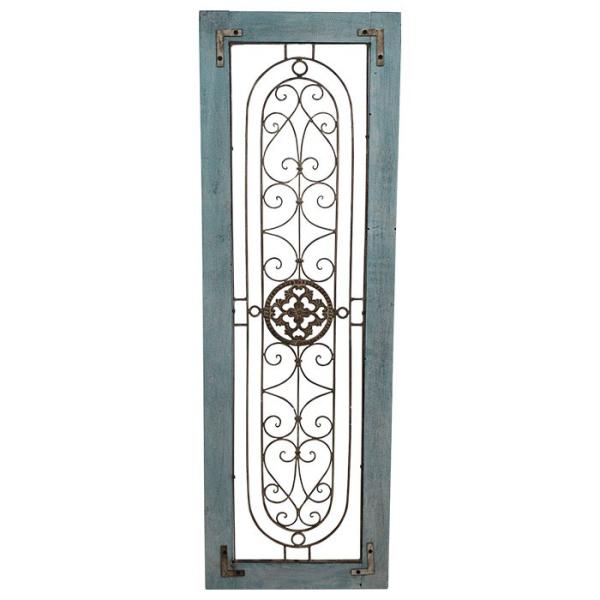 ガーデニング雑貨 アイアンデコウッドウインドウ : ポッチワン - 通販