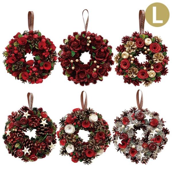 【サイズ】約直径250×奥行80mm【素材】発泡スチロール、天然素材など【仕様】リースには細かな部品が付いており、輸送の過程で落ちることもあるため、接着剤が付属しています。※ハンドメイドの為、多少の個体差があります。※天然素材の為、衝撃など...