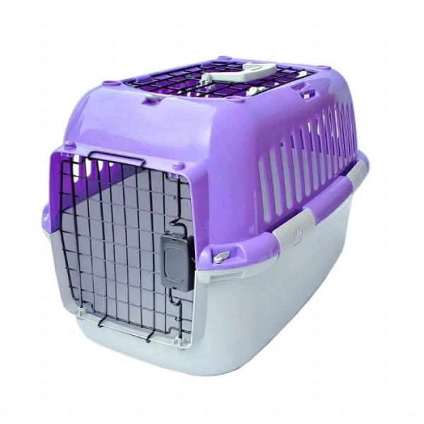 小型犬、猫用ハードキャリー。おでかけ、通院、ドライブ、ハウス、旅行などいろいろなシーンで大活躍。使いやすさにこだわったシンプル設計でありながら欲しかった機能性は抜群。・天面オープンタイプなので出し入れが楽々です。・車載した時にシートベルトを...