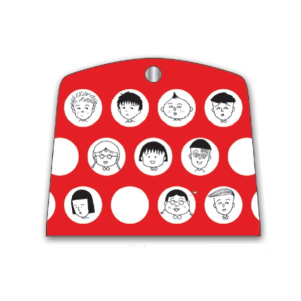 さつまるこ ちびまる子ちゃん マスクホルダー（まる子赤ドット）CM-MH001