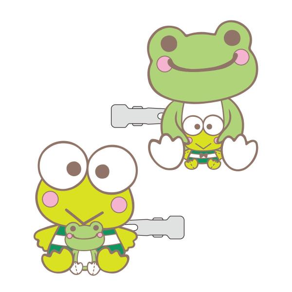 けろけろけろっぴ×かえるのピクルス 前髪クリップ（けろっぴ／ピクルス