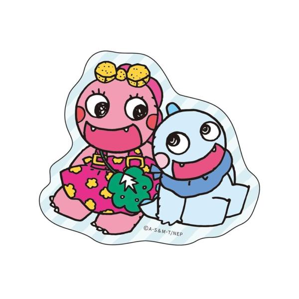 ざわざわ森のがんこちゃん ステッカー(がんこちゃん&がんぺーちゃん)GA-SE002 4996740613678