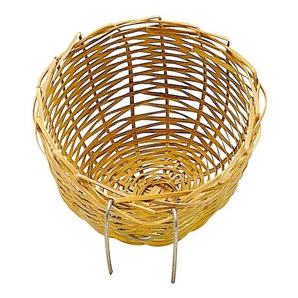 イタリアferplast社製小鳥の巣。いろいろなタイプの鳥かごに取り付け可能。■本体サイズ・・・Φ11×Ｈ6ｃｍ■本体重量・・・14ｇ※イタリアferplast社の仕様変更により本体の色やパーツの形状など写真と異なる場合がございますがご了承...