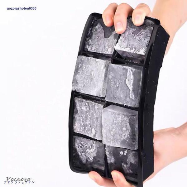 ■サイズ幅21.5×奥行11.5×高さ5.1cm■材質:シリコン■原産国:中国■備考:直径5cmの氷が、1度に8個できます。