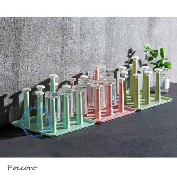 商品名:水切りカゴ ボトルスタンド付き コンパクト プラスチック製 水切りラック 水切りスタンド ペットボトルスタンド                            商品説明:水切り 乾燥 ペットボトル 牛乳パック グラス コップ ...