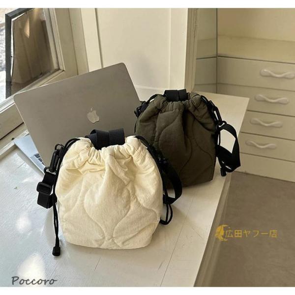 極美品　レスポートサック　巾着　ショルダーバッグ　キルティング　斜めがけ キルティング ショルダーバッグ レディース 斜め掛け 秋冬 2way 斜