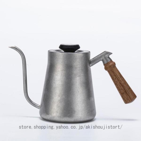 ドリップポット  IH 直火 対応 コーヒー グッズ ケトル ステンレスケトル コーヒーケトル コーヒー器具 IH対応 ドリップケトル 細口 ポット