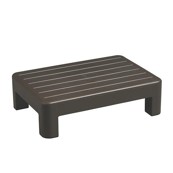 他サイト： 小原産業 ST-605玄関踏み台中型１３Ｈ（BR） ブラウン 丈夫 13ｃｍ玄関台 省スペース 有効活用 4952215023014の商品画像