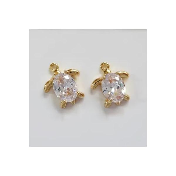 チャーム ハンドメイド材料 金属パーツ 高品質のホヌチャーム 1個