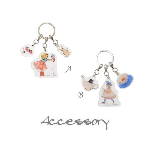 くらはしれい 3連アクリルキーホルダー   アイス　紅茶