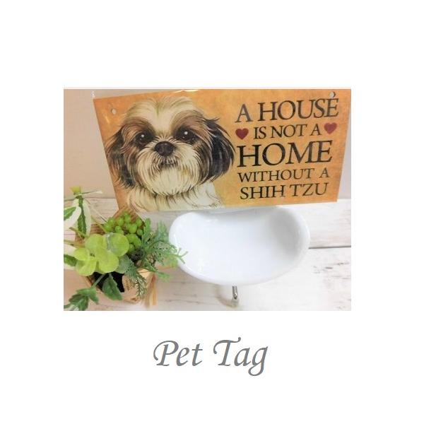 木製ドックタグペンダント　シーズー　w20xH10.xD0.3cm    お届け方法ゆうパケットメール便で4枚まで　指定日代引き不可生産地中国　素材　木材　サイズ　w20xH10.xD0.3cm 　麻ひも付き