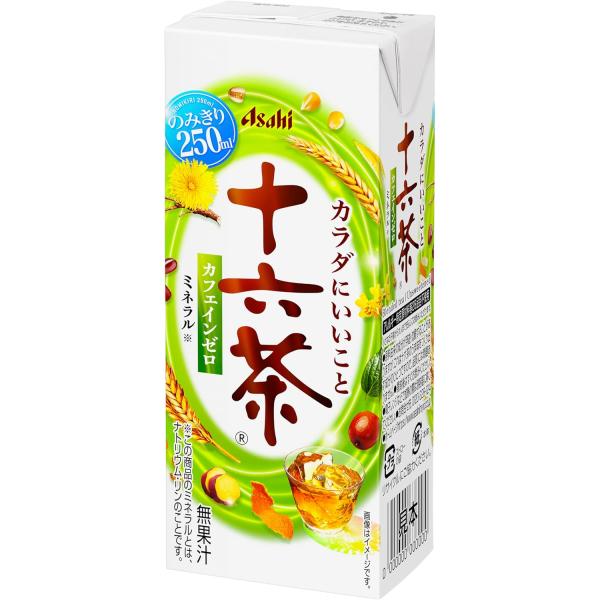 他サイト： アサヒ飲料 十六茶 LL 紙パック スリム 250ml×24本の商品画像