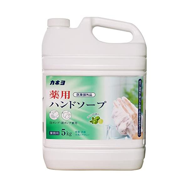 他サイト： 大容量 カネヨ石鹸 薬用ハンドソープ5kg 液体 業務用 泡ポンプ・液ポンプ兼用 医薬部外品の商品画像