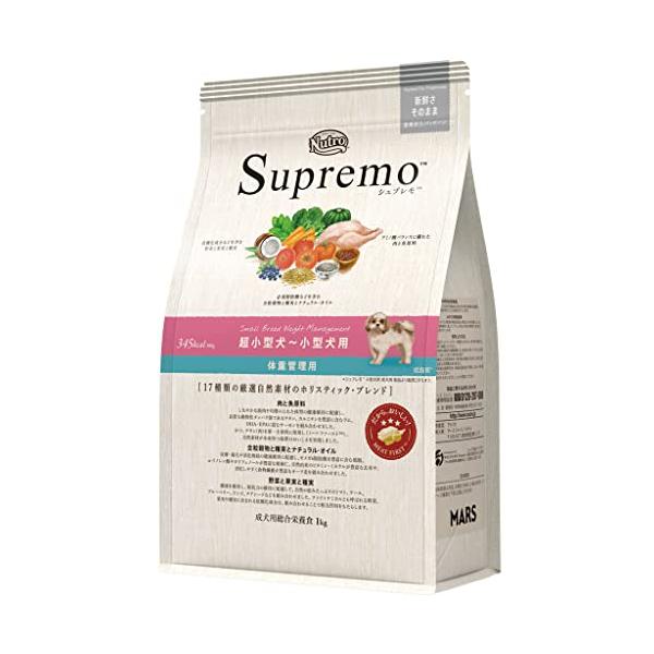 他サイト： ニュートロ シュプレモ 超小型犬~小型犬用 体重管理用 1kg ドッグフード NS115の商品画像