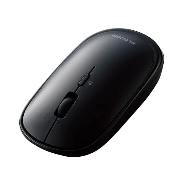 Bluetooth・マウス単品 M-TM10BBBK/EC・ブラック・カバンに入れて持ち運びしやすい厚み28mmの薄型マウスです。・マウスのクリック時のカチカチ音がしない静音スイッチを採用し、音が気になる場所でも使えます。・対応機種:Blu...