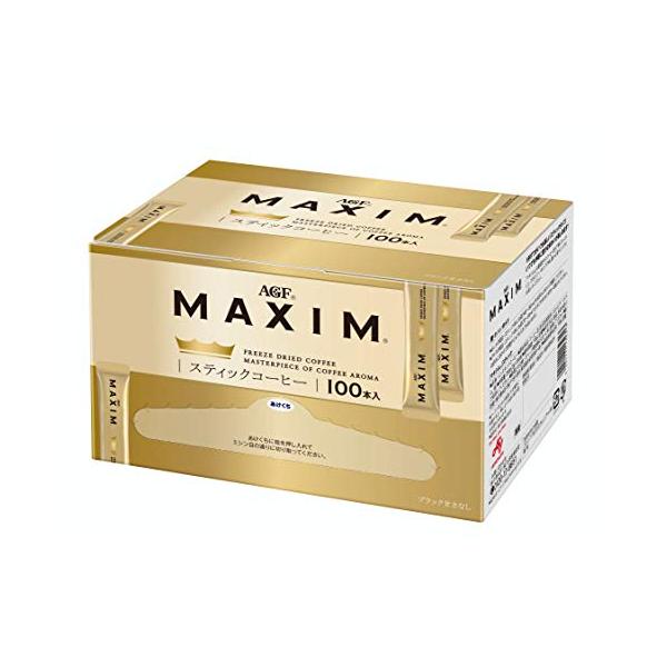他サイト： AGF マキシム スティックブラック 100本  スティックコーヒー  インスタントコーヒーの商品画像