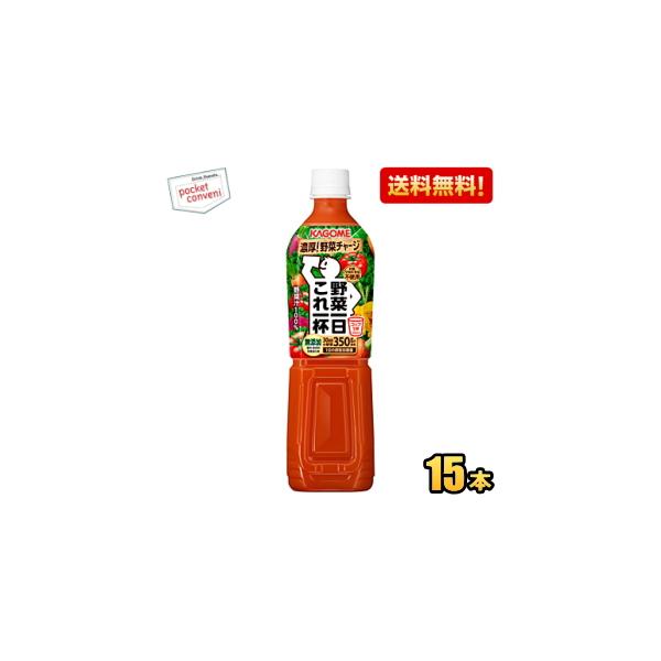 カゴメ　野菜一日これ一杯　７２０ｍｌ　ペットボトル　１ケース（１５本）
